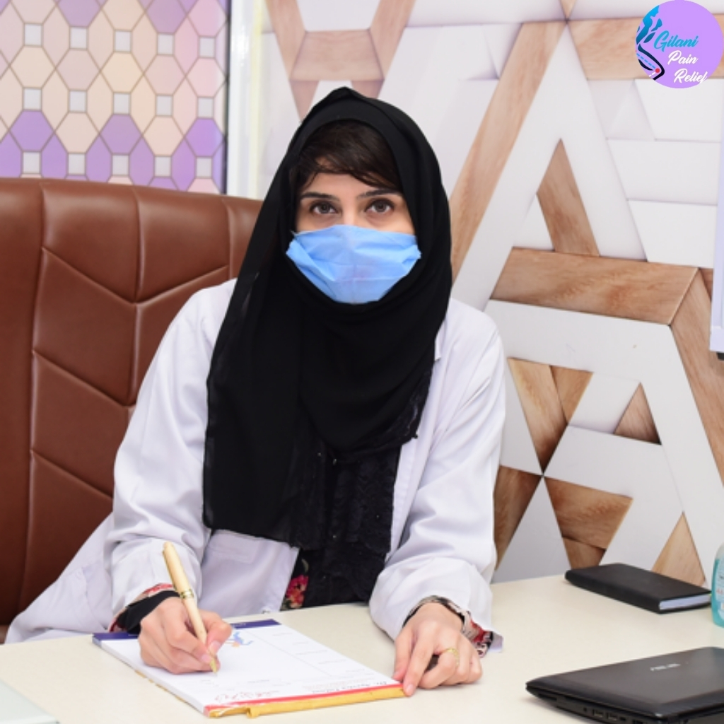 Dr Ayesha Gilani physiotherapist at Gilani Pain Relief Center Mian Channu