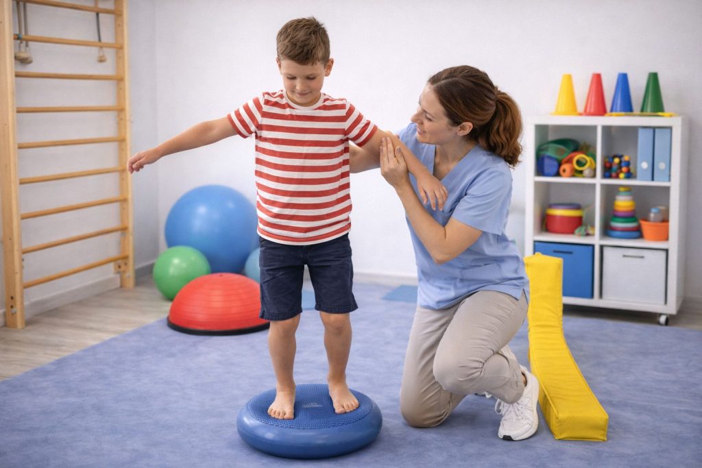 Pediatric physiotherapy treatment in Mian Channu