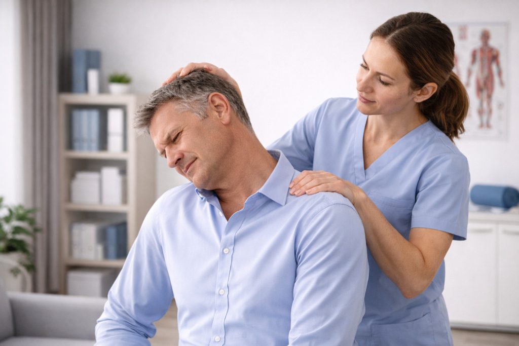 Physiotherapy exercises for neck pain relief